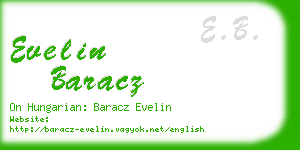 evelin baracz business card